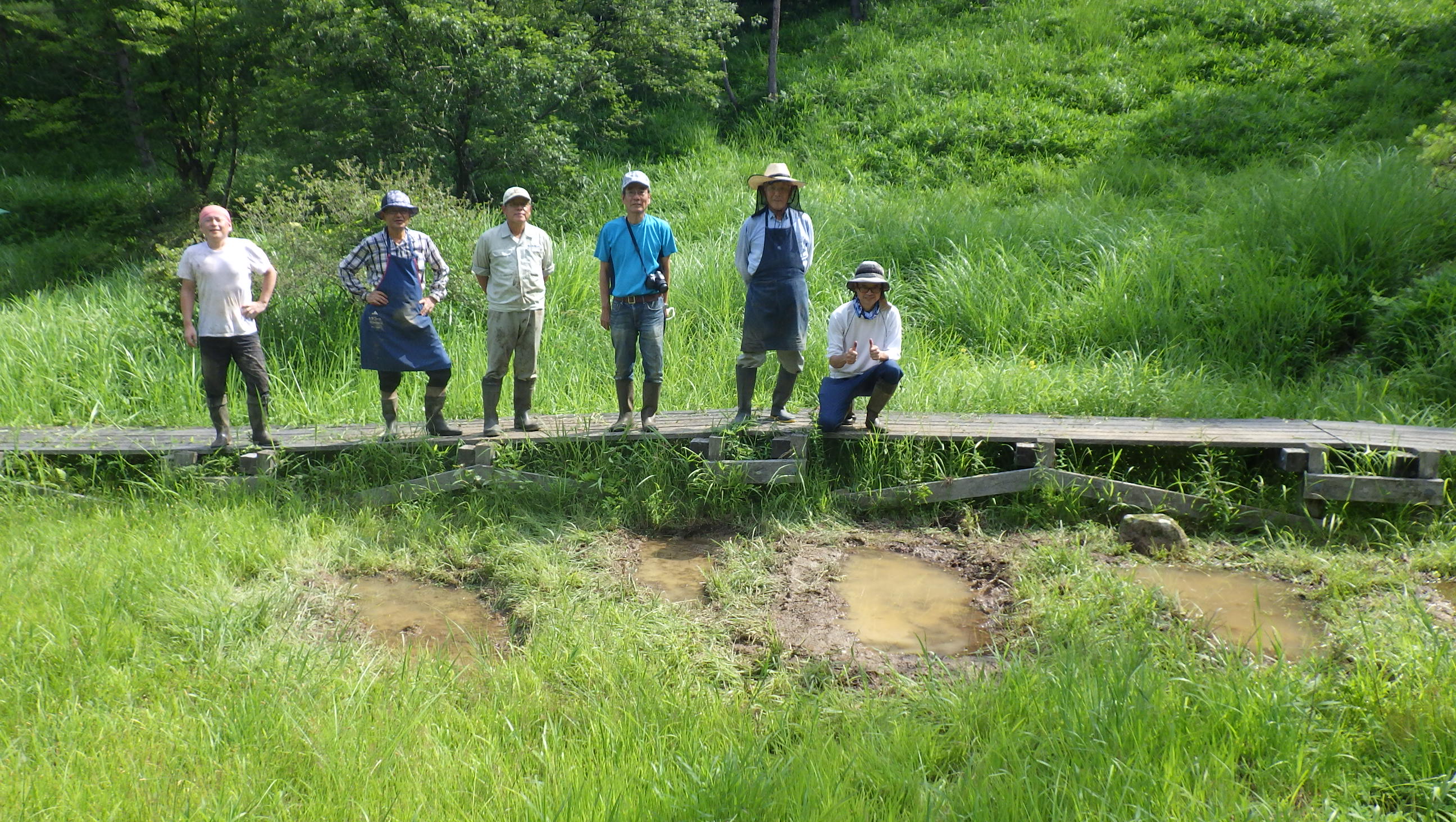 2021年度湿原の草取りPart１