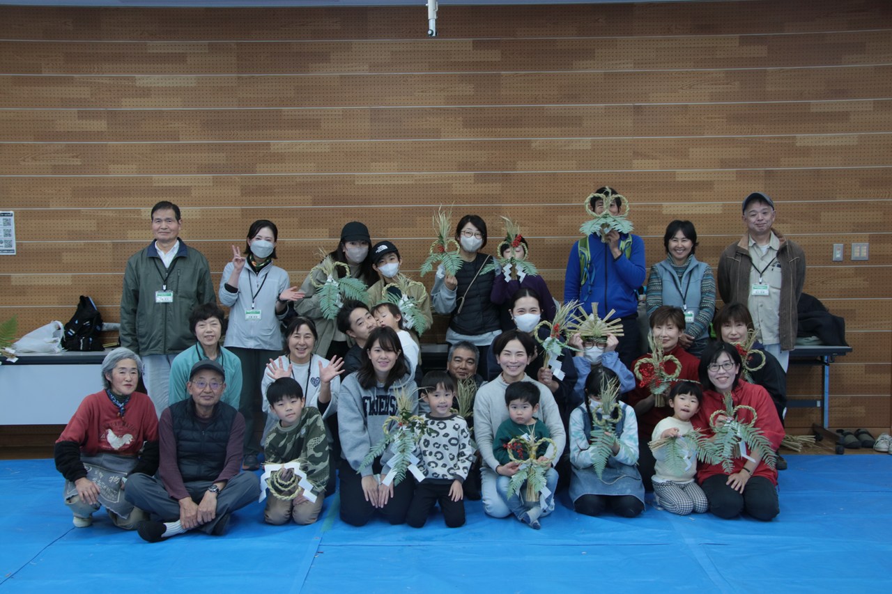 体験イベント「しめなわ作り」