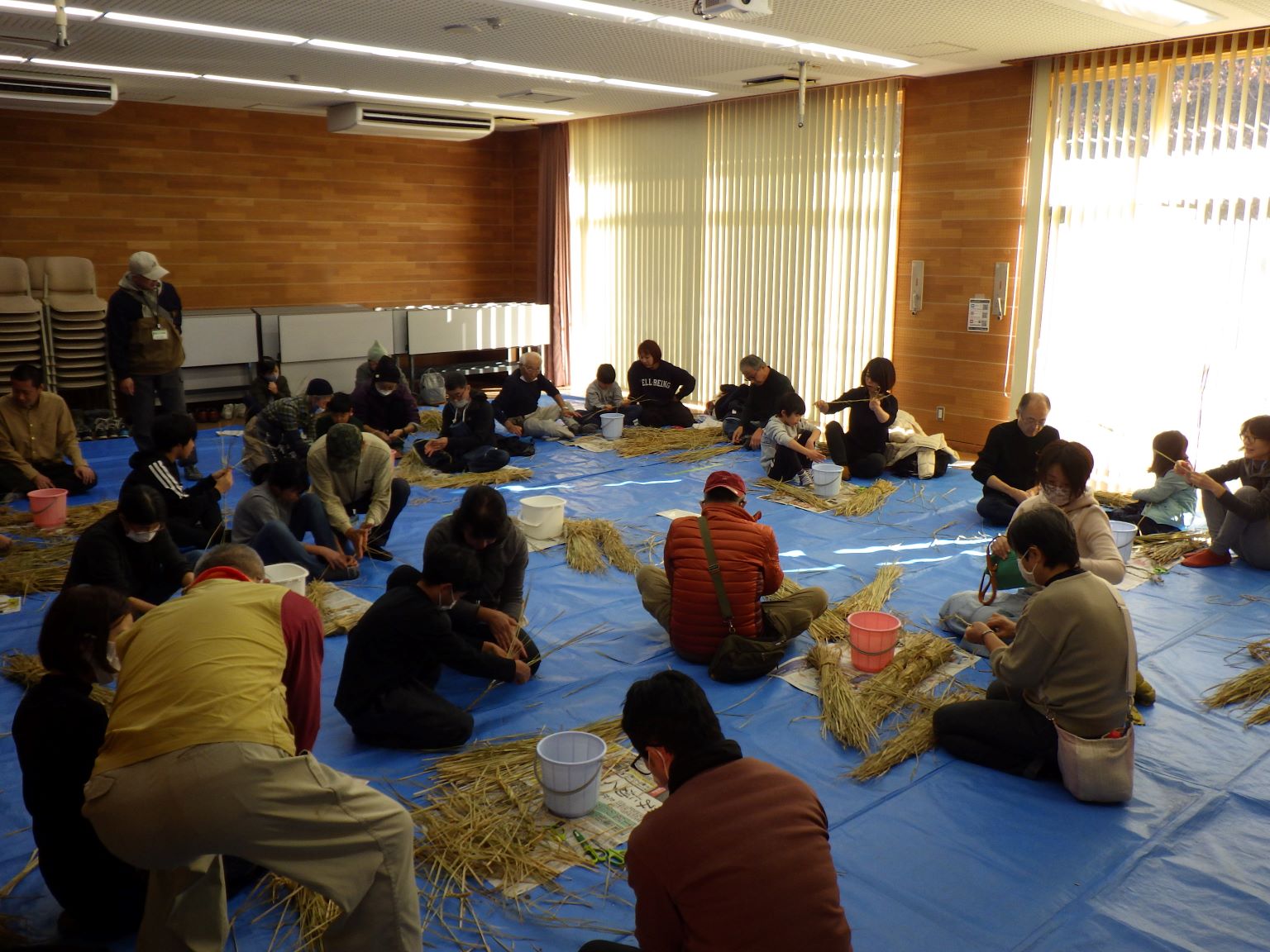 体験イベント「しめなわづくり」