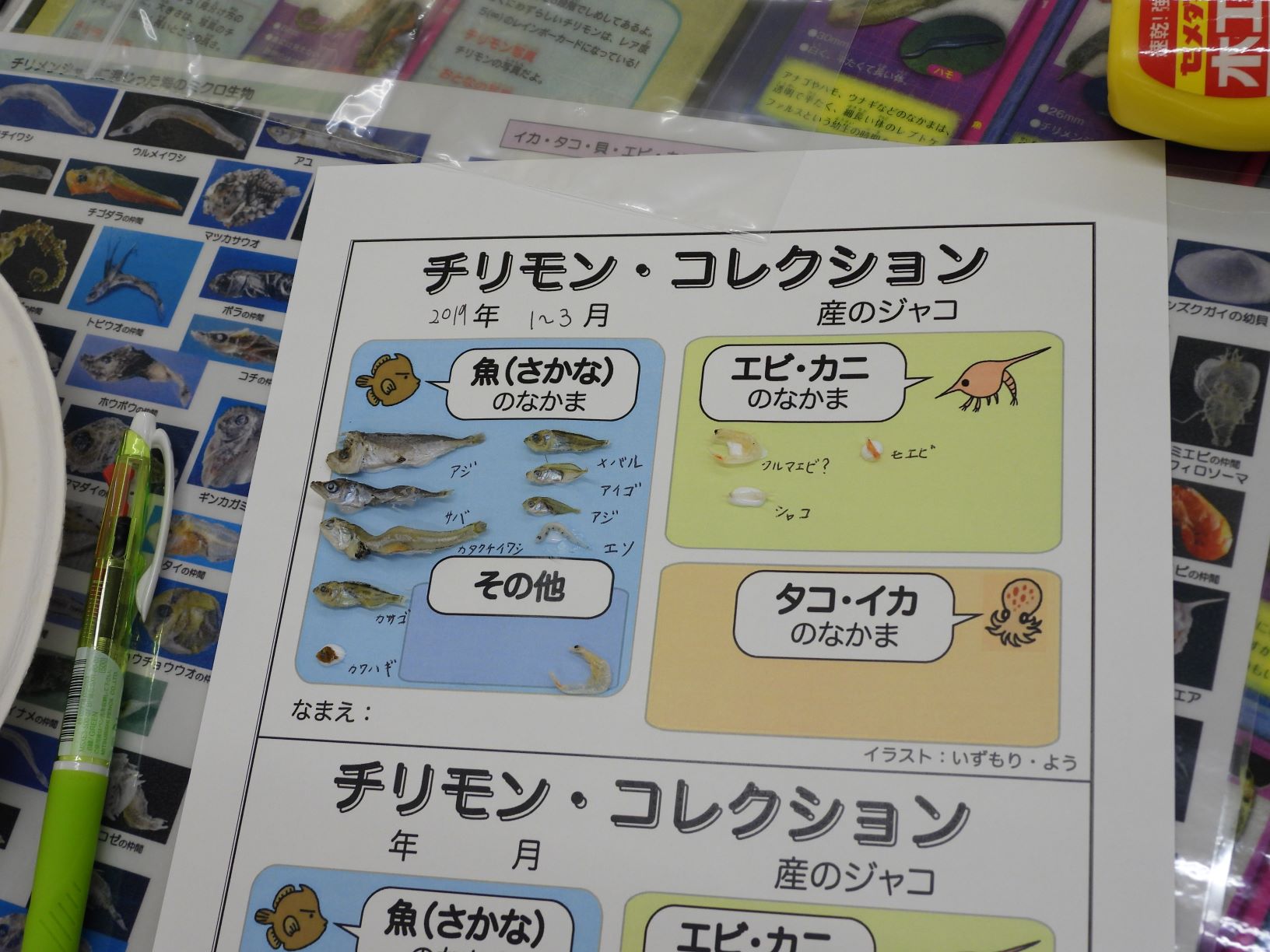 チリメンモンスターを探せ!