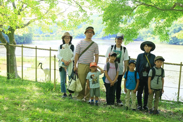 オオムラサキと「タンチョウのヒミツ」の様子（イベント）