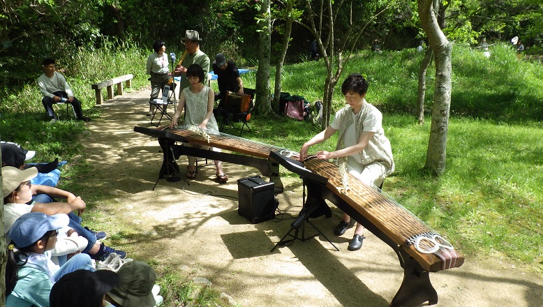 森の中の音楽会やりました。