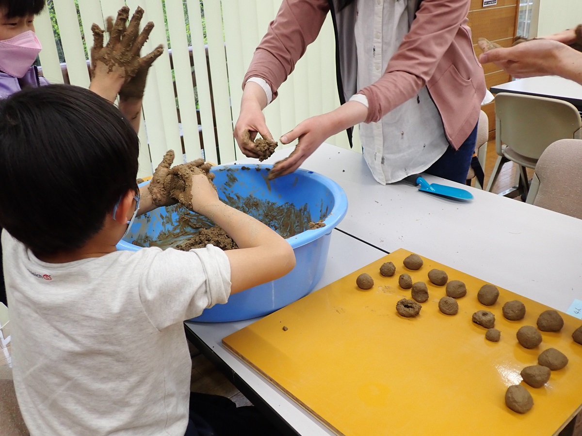 イベント「泥団子で米を作ろう!」やりました