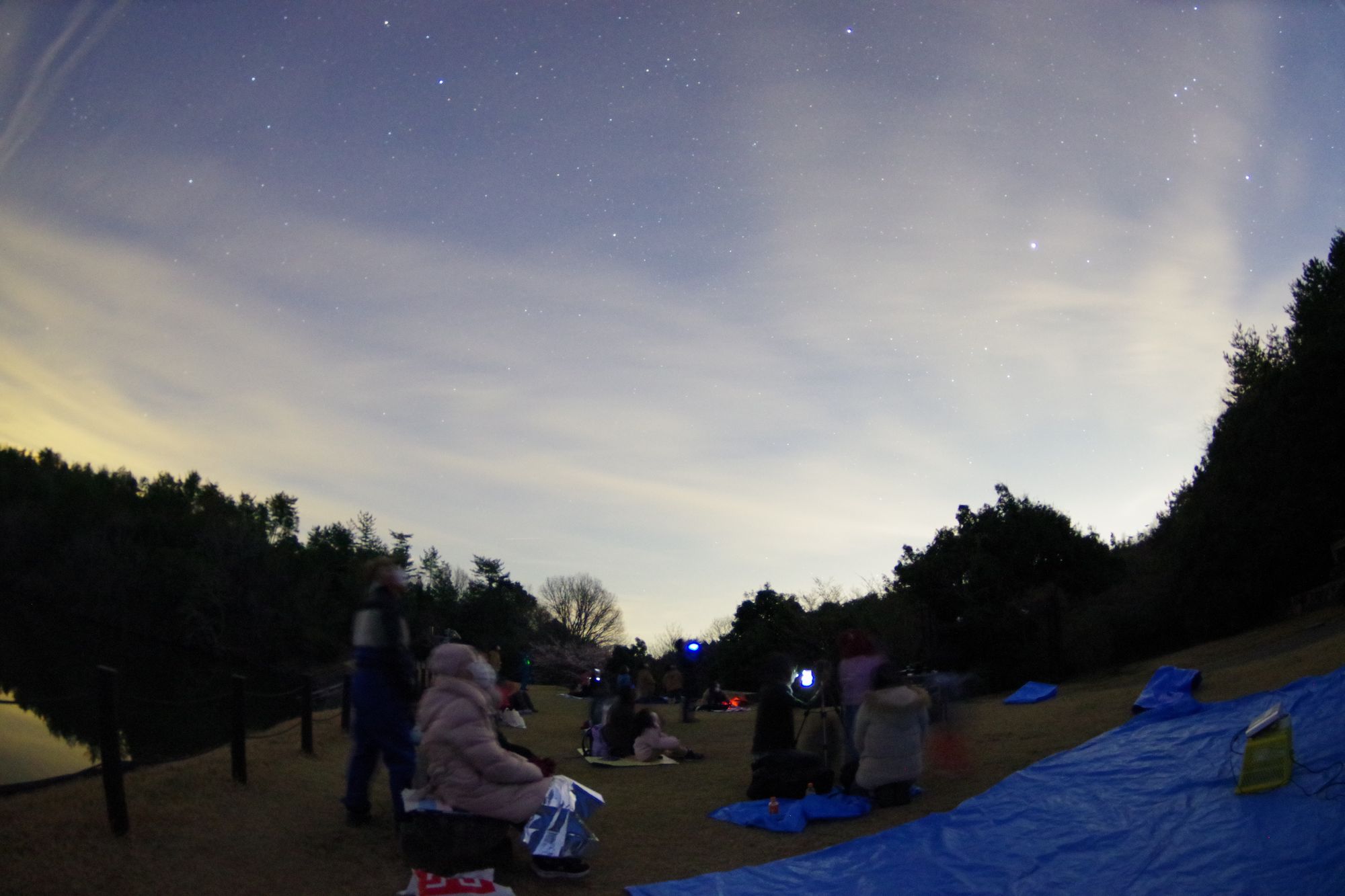 星空ゲリラ観測会~冬と春の星座と国際宇宙ステーション~