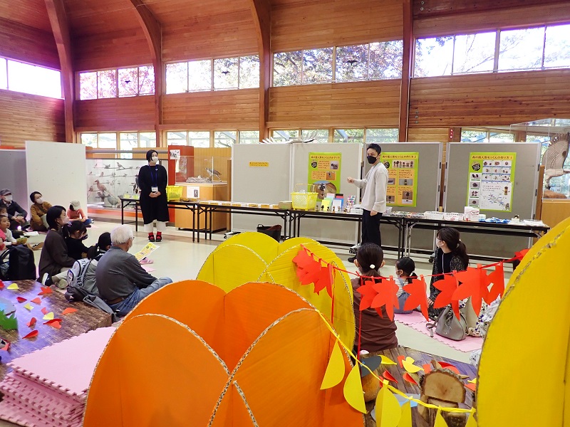 企画展「森の指人形モッくんを作ろう」始まりました