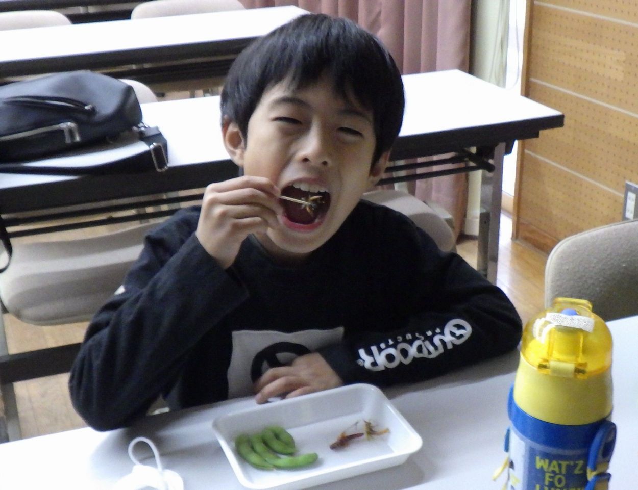 昆虫食、みんなで食べれば怖くない（バッタ編）