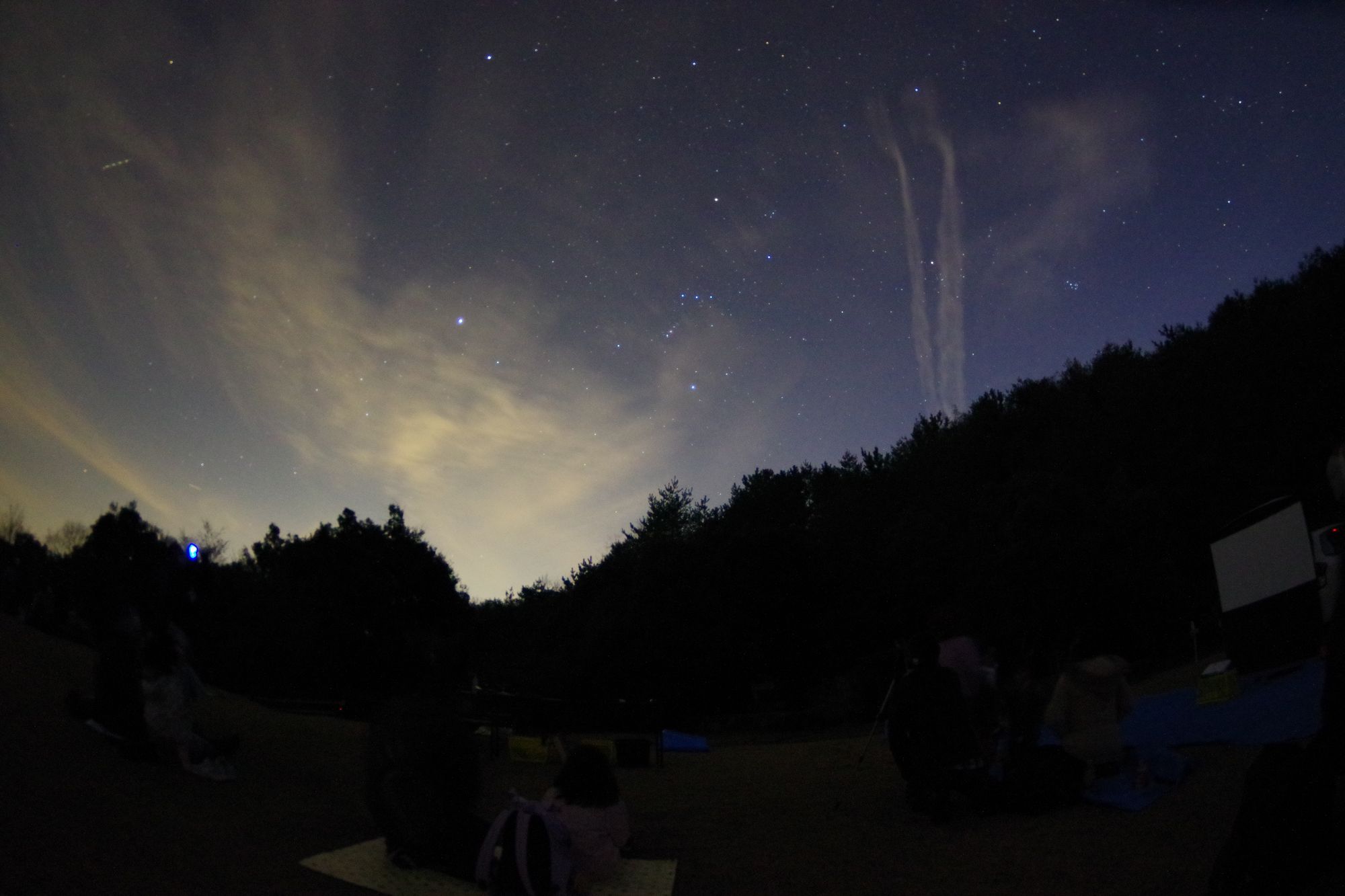星空ゲリラ観測会~冬と春の星座と国際宇宙ステーション~