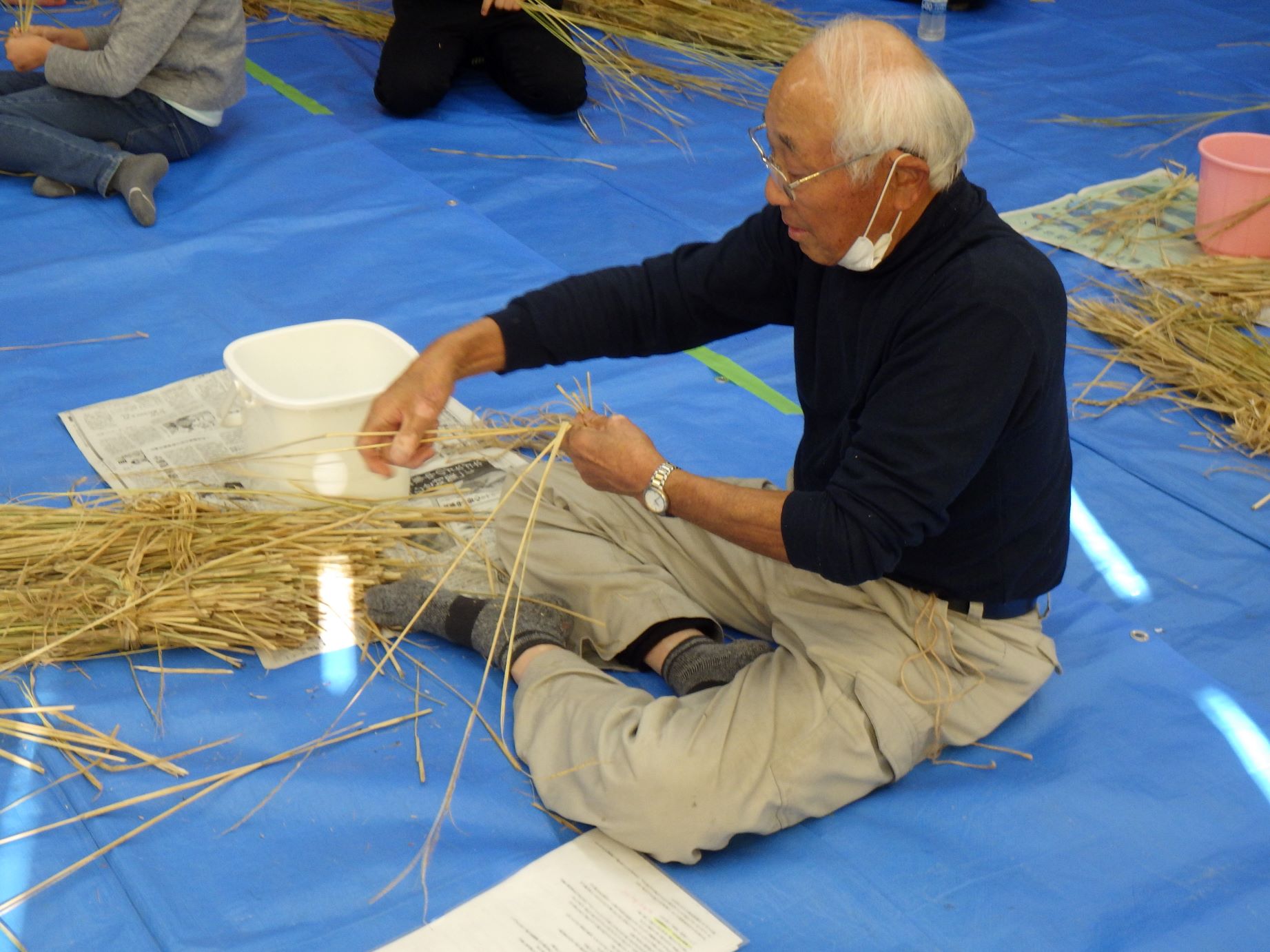 体験イベント「しめなわづくり」