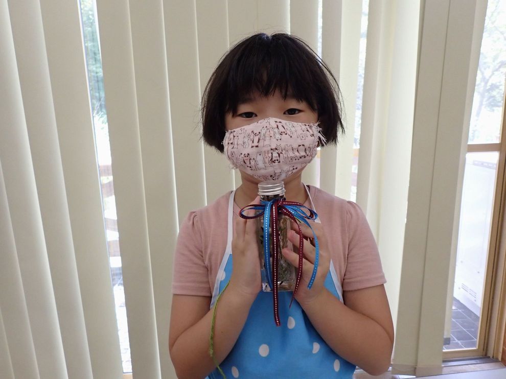 野草のハーバリウム作り