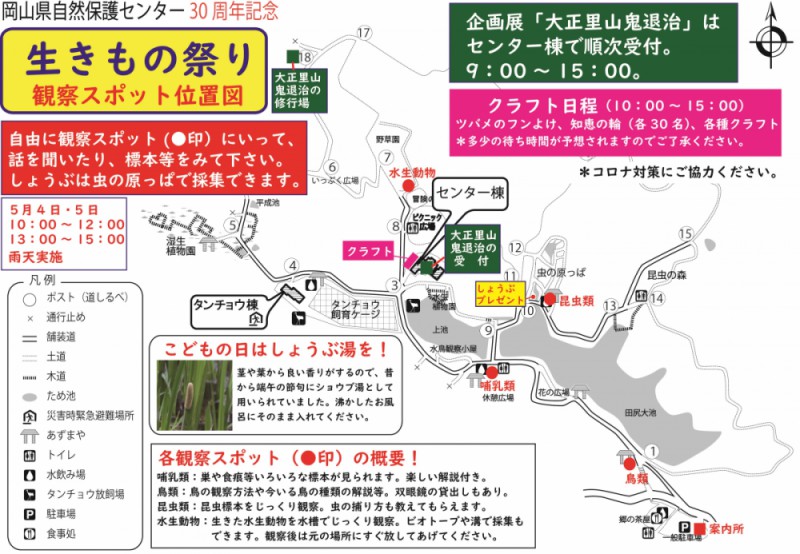 生きもの祭り～生きものふれあい体験～