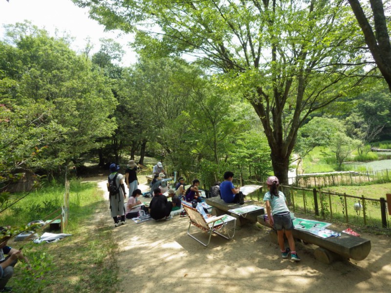 夏休みの宿題を応援するよ！タンチョウ写生大会とクラフト（岡山県自然保護センター友の会行事）