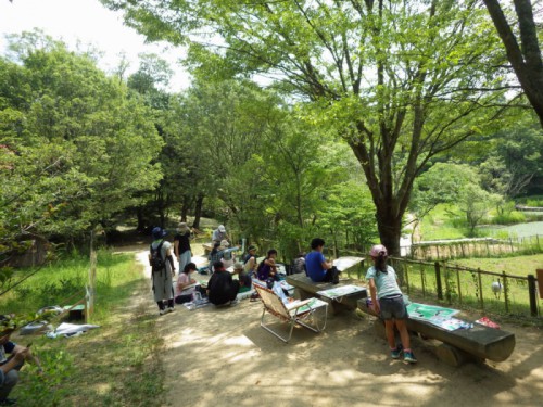夏休みの宿題を応援するよ！タンチョウ写生大会とクラフト（岡山県自然保護センター友の会行事）