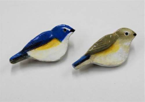 ハンドメイド講座　野鳥のブローチづくり