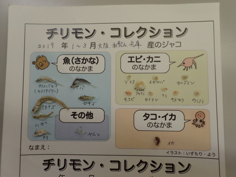 チリメンモンスターを探せ！