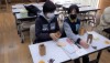 大工さんと一緒にペン立て作り