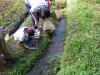 もちろん鎌で稲刈りだ