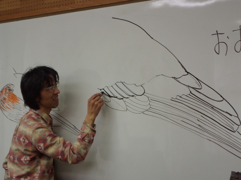 色鉛筆で描こう！野鳥の絵画教室♪