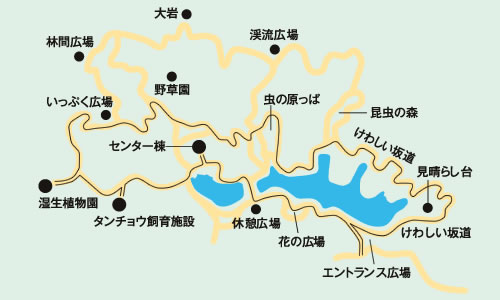 地図：見どころコース