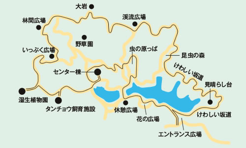 地図：のんびりコース